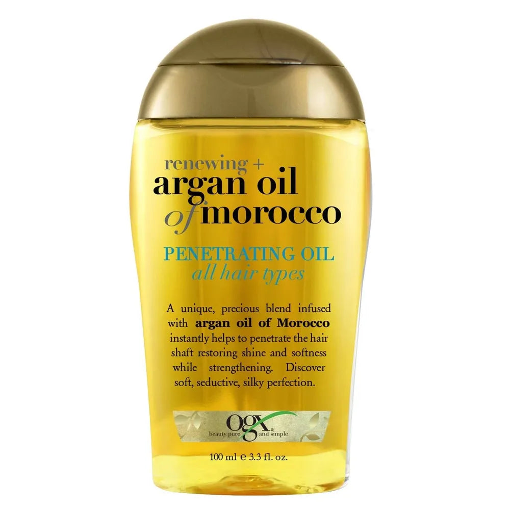 OGX Argan Oil Penetrating Hair Oil – 3.3 fl oz - Beauty Exchange Beauty Supply