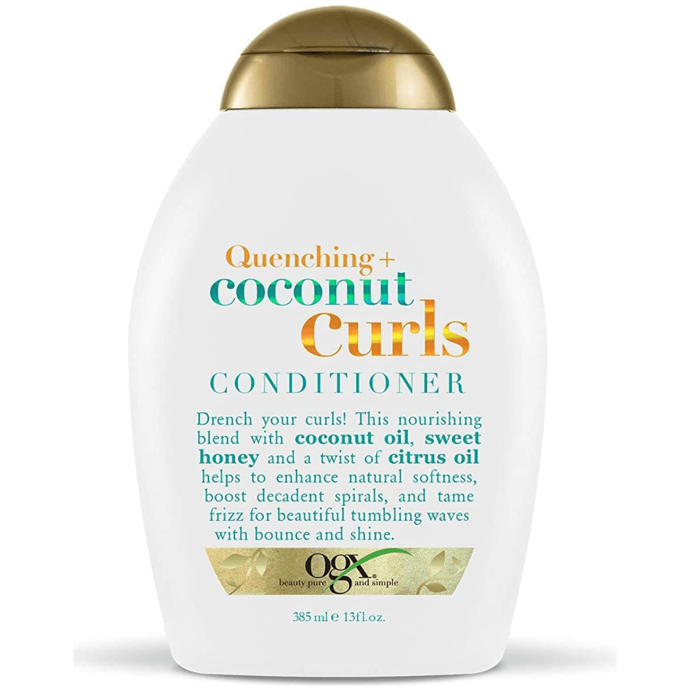 OGX Quenching + Coconut Curls Conditioner โ Intense Moisture & Curl Definition โ 13 fl oz - Beauty Exchange Beauty Supply