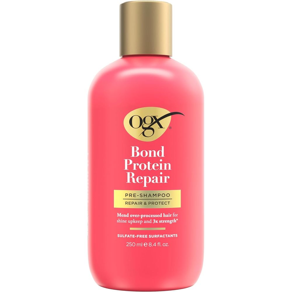 OGX Repair & Protect Bond Protein Pre - Shampoo – Strengthens & Revives Damaged Hair – 8.4 fl oz - Beauty Exchange Beauty Supply