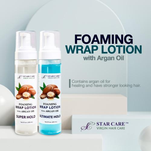 Star Care Foaming Wrap Lotion – Argan Oil 8oz