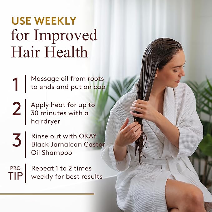 OKAY - 100% Pure Castor Oil | 2 Variants | Black Jamaican & Black Haitian | Oil of Palma Christi | 4oz - Beauty Exchange Beauty Supply