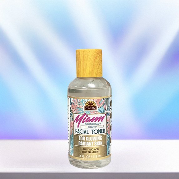 OKAY Miami South Beach Anti‑Acne Facial Toner 4 oz - Beauty Exchange Beauty Supply