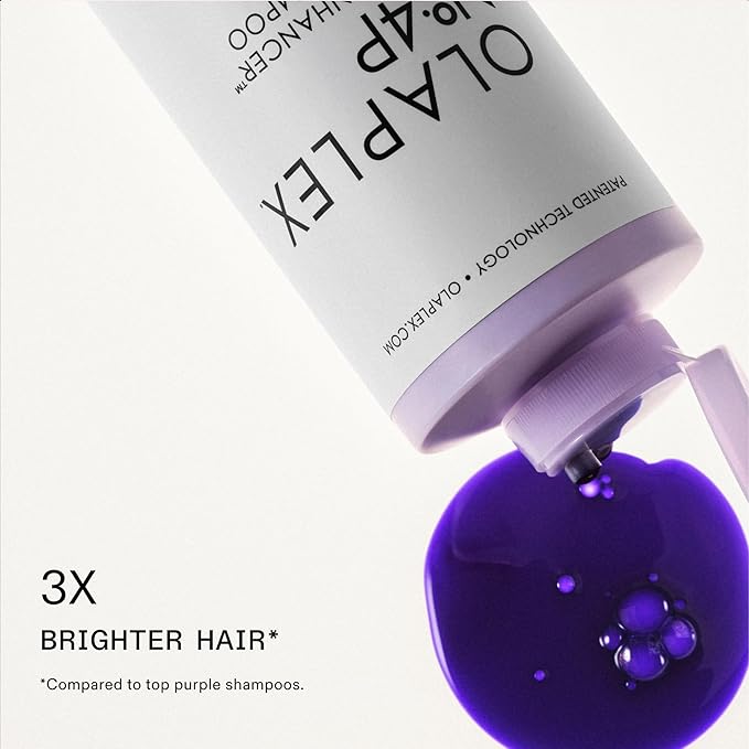 Olaplex No. 4P Blonde Enhancer Purple Toning Shampoo | Tones • Repairs • Brightens Blonde, Lightened & Grey Hair – 8.5 fl oz - Beauty Exchange Beauty Supply