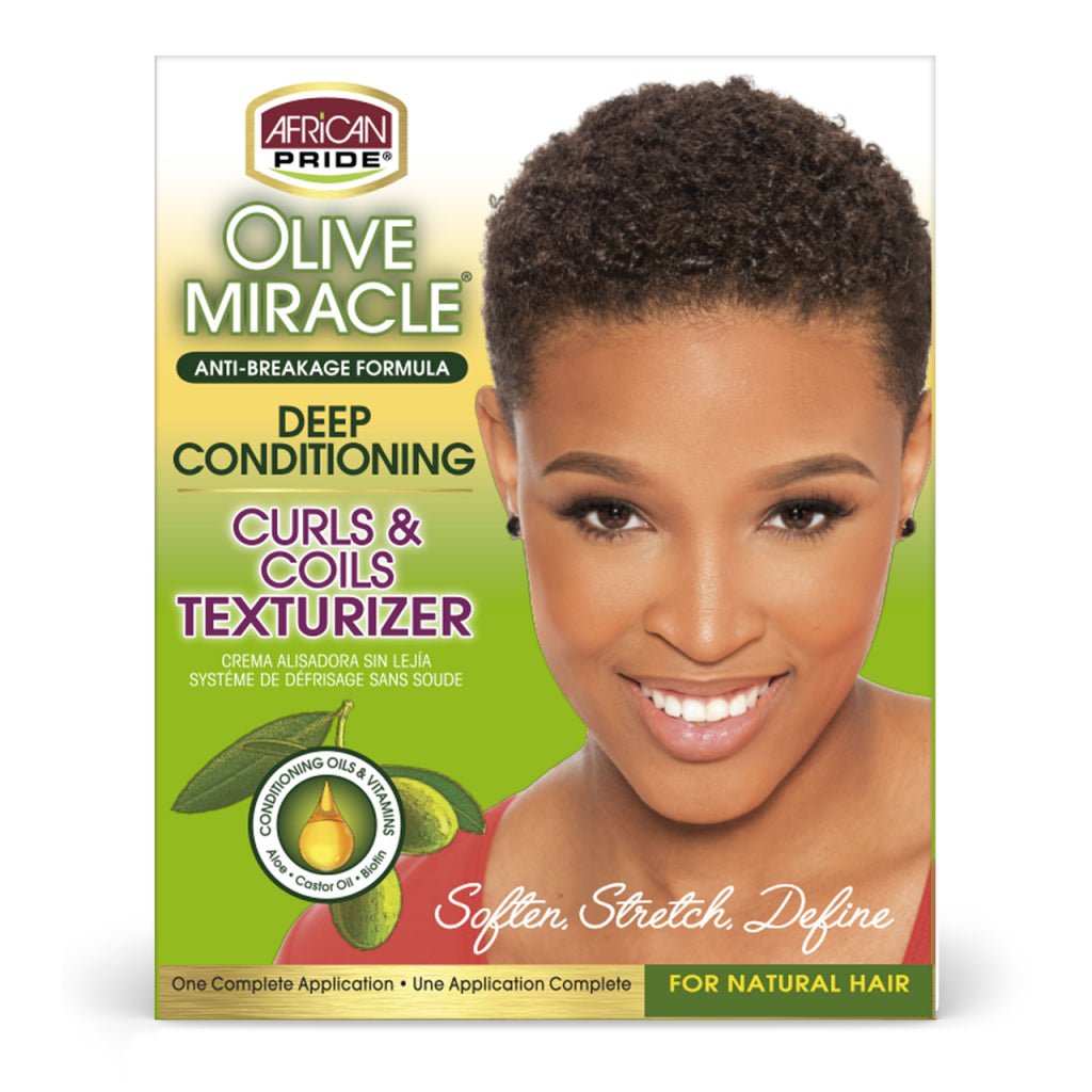 Olive Miracle Texturizer Kit – Anti - Breakage Formula - Beauty Exchange Beauty Supply