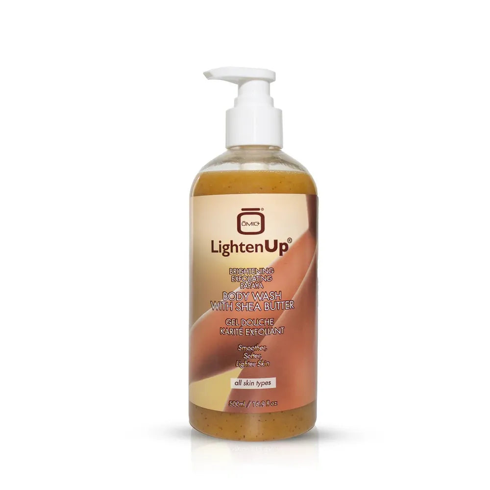 Omic LightenUp PLUS Exfoliating Shower Gel - 500 ml - Beauty Exchange Beauty Supply