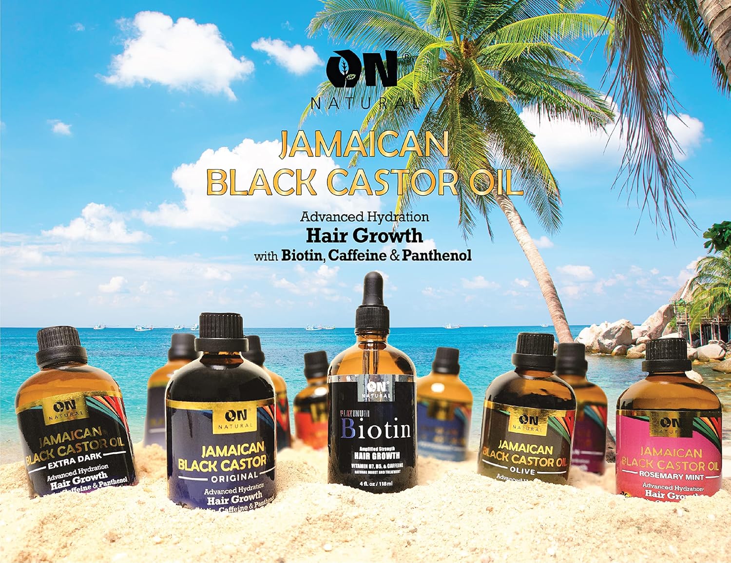 On Natural Jamaican Black Castor Oil – 4 oz - Beauty Exchange Beauty Supply