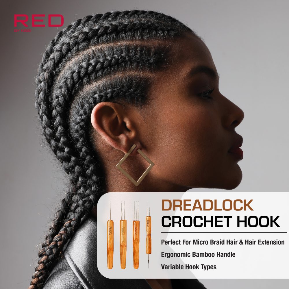 Red by Kiss – Dreadlock Crochet Hook 0.5mm