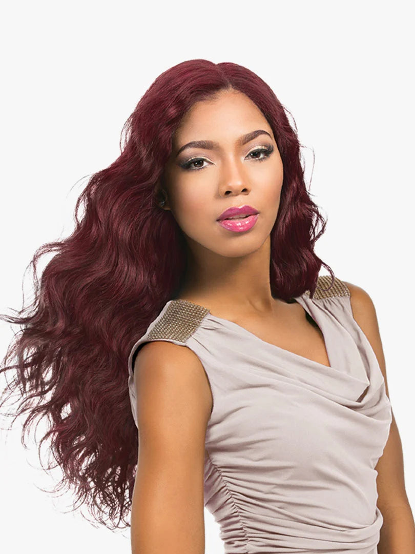 Sensationnel Empire 100% Human Hair Body Wave Dark Red - 10"–18"