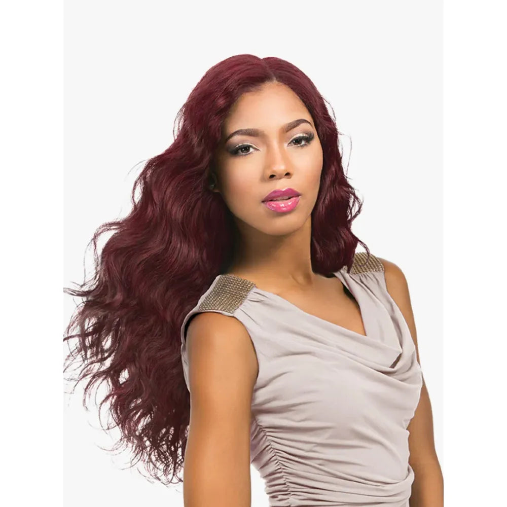 Sensationnel Empire 100% Human Hair Body Wave Dark Red - 10"โ18"