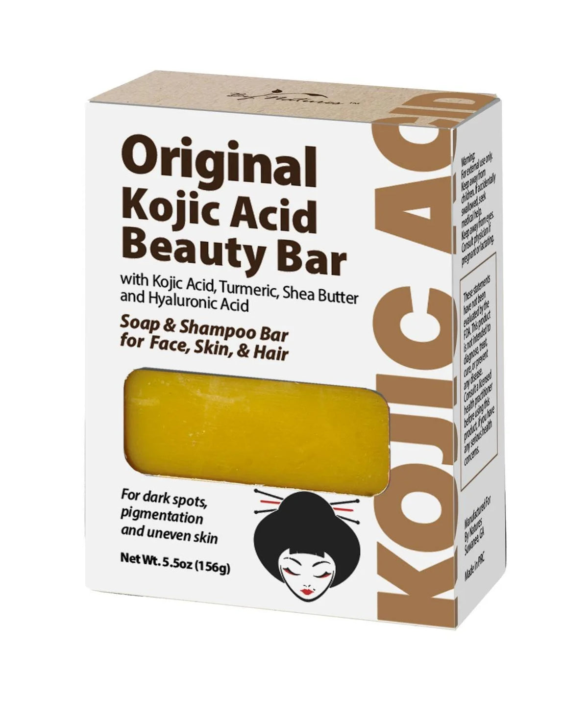 Be You Naturally Kojic Acid Beauty Bar – Original 5.5 oz