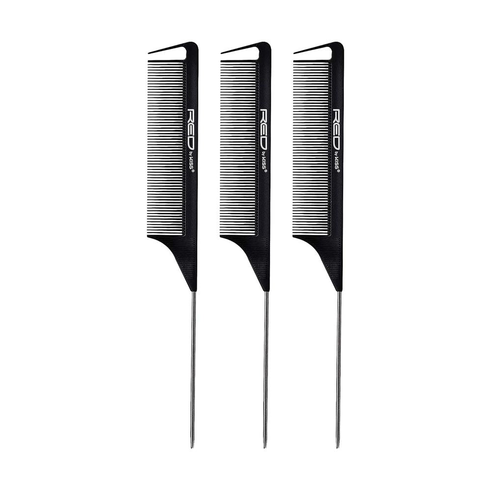 Red by Kiss Parting Pin Tail Comb