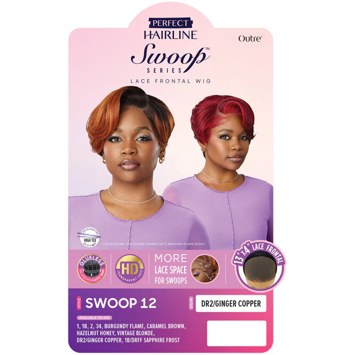 Outre Perfect Hairline Swoop Glueless 13x4 HD Lace Front Wig - SWOOP 12