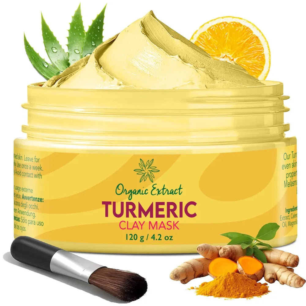 Organic Extract Turmeric Clay Mask - 120 g - Beauty Exchange Beauty Supply