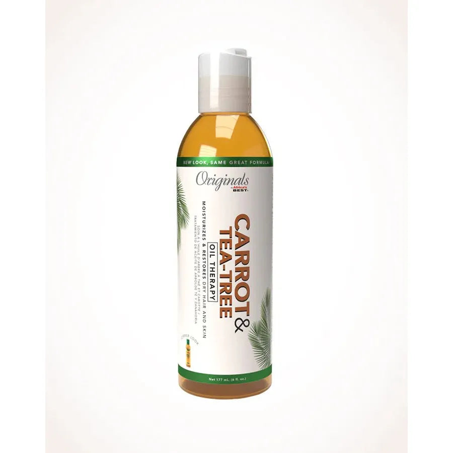Originals by Africa’s Best Carrot & Tea Tree Oil Therapy | Moisturizing Treatment for Dry Hair & Skin – Nourishing, Soothing, & Unisex – 6 fl oz - Beauty Exchange Beauty Supply