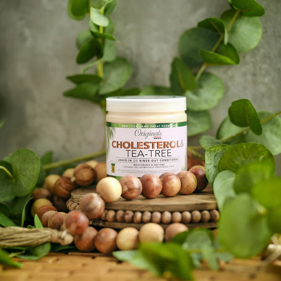 Originals by Africa’s Best Deep Treatment Conditioner Duo | (2 Variants) Cholesterol & Tea - Tree Leave - In/Rinse - Out Conditioner + Hair Mayonnaise Deep Conditioner – Strength, Shine, and Repair for All Hair Types – 15 oz - Beauty Exchange Beauty Supply