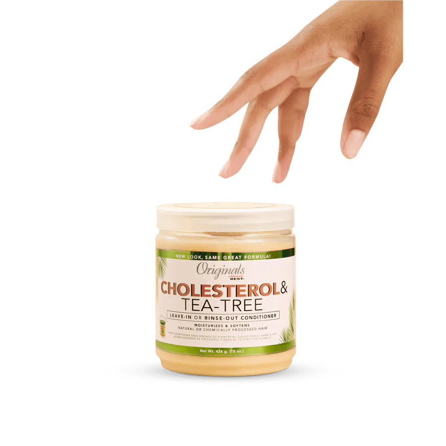 Originals by Africa’s Best Deep Treatment Conditioner Duo | (2 Variants) Cholesterol & Tea - Tree Leave - In/Rinse - Out Conditioner + Hair Mayonnaise Deep Conditioner – Strength, Shine, and Repair for All Hair Types – 15 oz - Beauty Exchange Beauty Supply