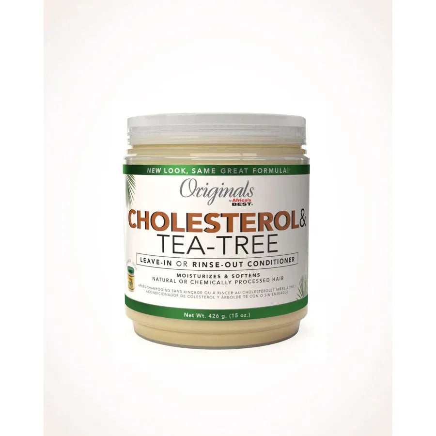 Originals by Africa’s Best Deep Treatment Conditioner Duo | (2 Variants) Cholesterol & Tea - Tree Leave - In/Rinse - Out Conditioner + Hair Mayonnaise Deep Conditioner – Strength, Shine, and Repair for All Hair Types – 15 oz - Beauty Exchange Beauty Supply