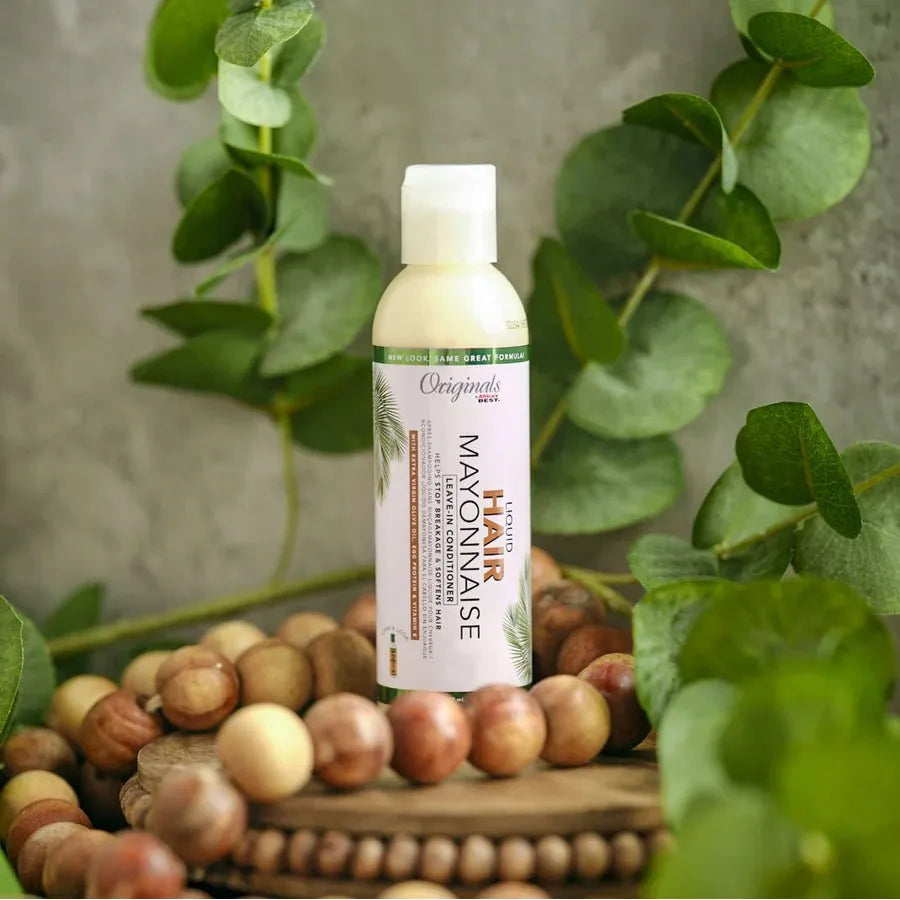 Originals by Africa’s Best Liquid Hair Mayonnaise Leave - In Conditioner | Revitalize & Nourish – Ultimate Moisture & Strength for Dry, Damaged Hair – 6oz - Beauty Exchange Beauty Supply