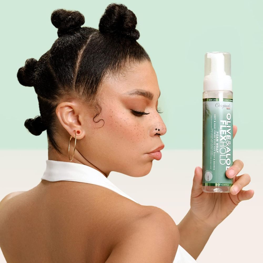 Originals by Africa’s Best Olive Oil Foam Wrap Lotion – Conditioning & Flexible Hold (6.5oz) - Beauty Exchange Beauty Supply
