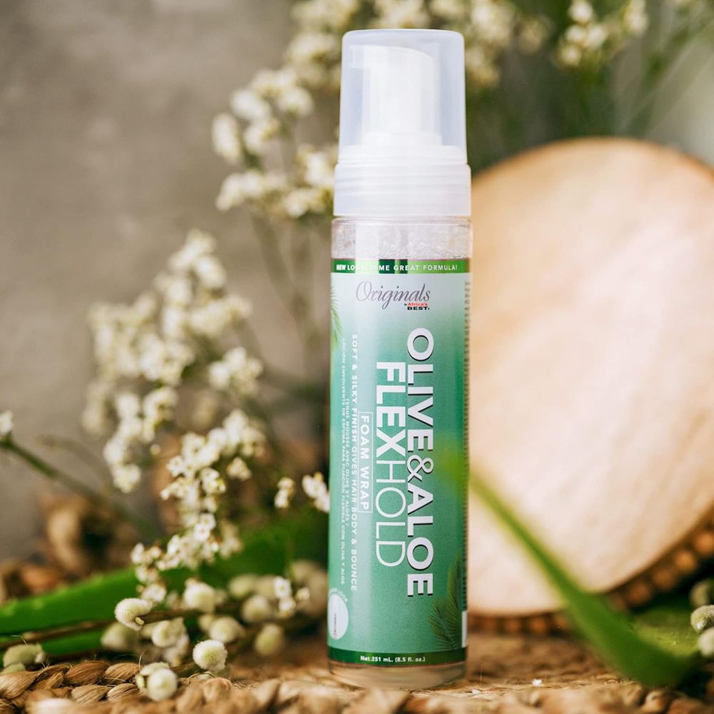 Originals by Africa’s Best Olive Oil Foam Wrap Lotion – Conditioning & Flexible Hold (6.5oz) - Beauty Exchange Beauty Supply