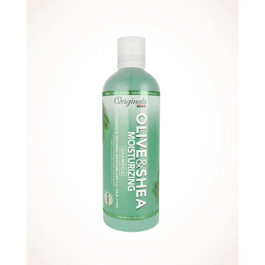 Originals by Africa's Best Olive & Shea Moisturizing Shampoo | Hydrating & Nourishing Cleanser for Dry, Damaged, or Textured Hair – Sulfate - Free – 16 oz - Beauty Exchange Beauty Supply