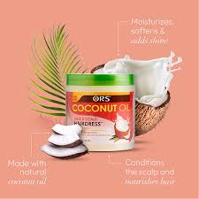 ORS Coconut Oil Hair & Scalp Hairdress – 5.5 oz - Beauty Exchange Beauty Supply