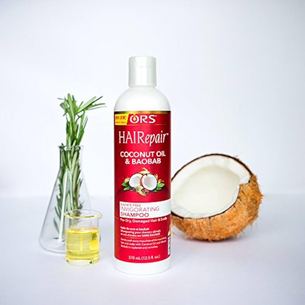 ORS HAIRepair Coconut & Baobab Shampoo – 12.5oz - Beauty Exchange Beauty Supply