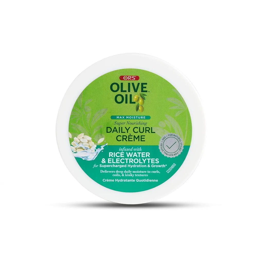 ORS Max Moisture Super Nourishing Daily Curl Crème (Infused with Rice Water & Electrolytes) – 8.0 oz - Beauty Exchange Beauty Supply