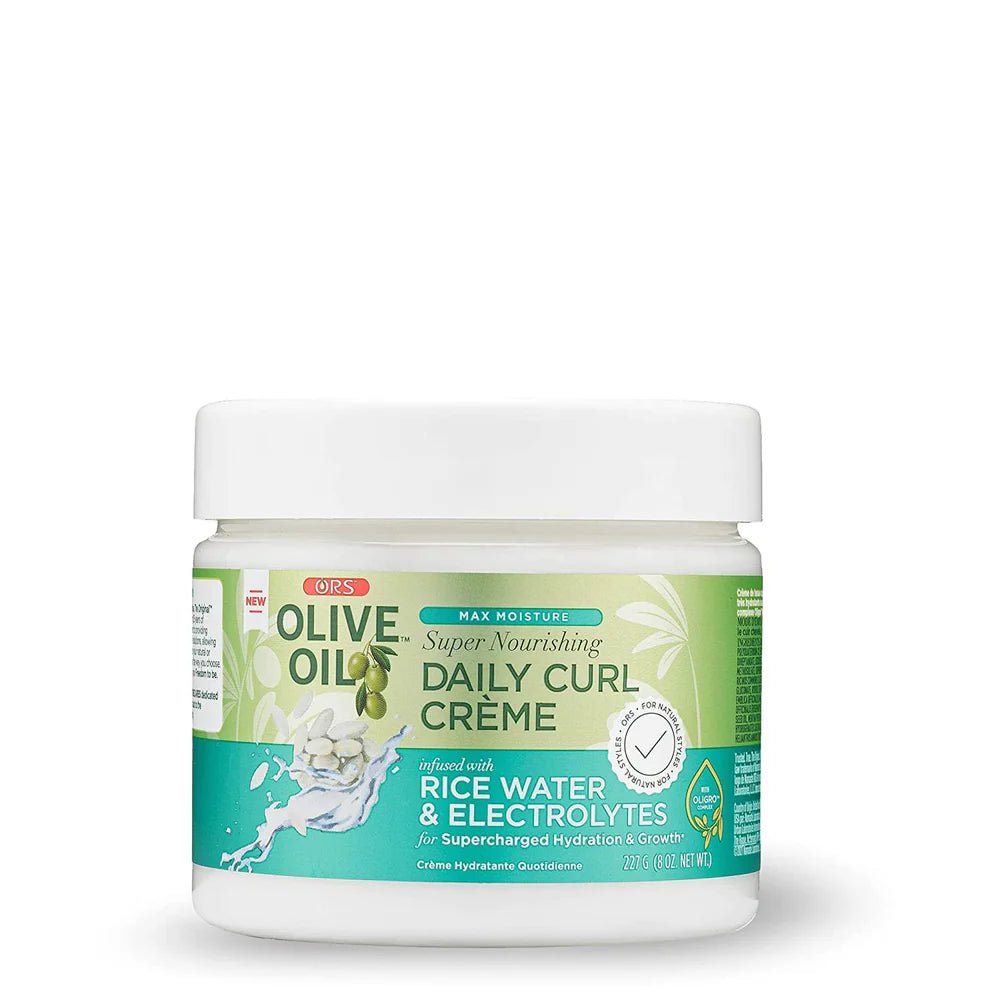 ORS Max Moisture Super Nourishing Daily Curl Crème (Infused with Rice Water & Electrolytes) – 8.0 oz - Beauty Exchange Beauty Supply
