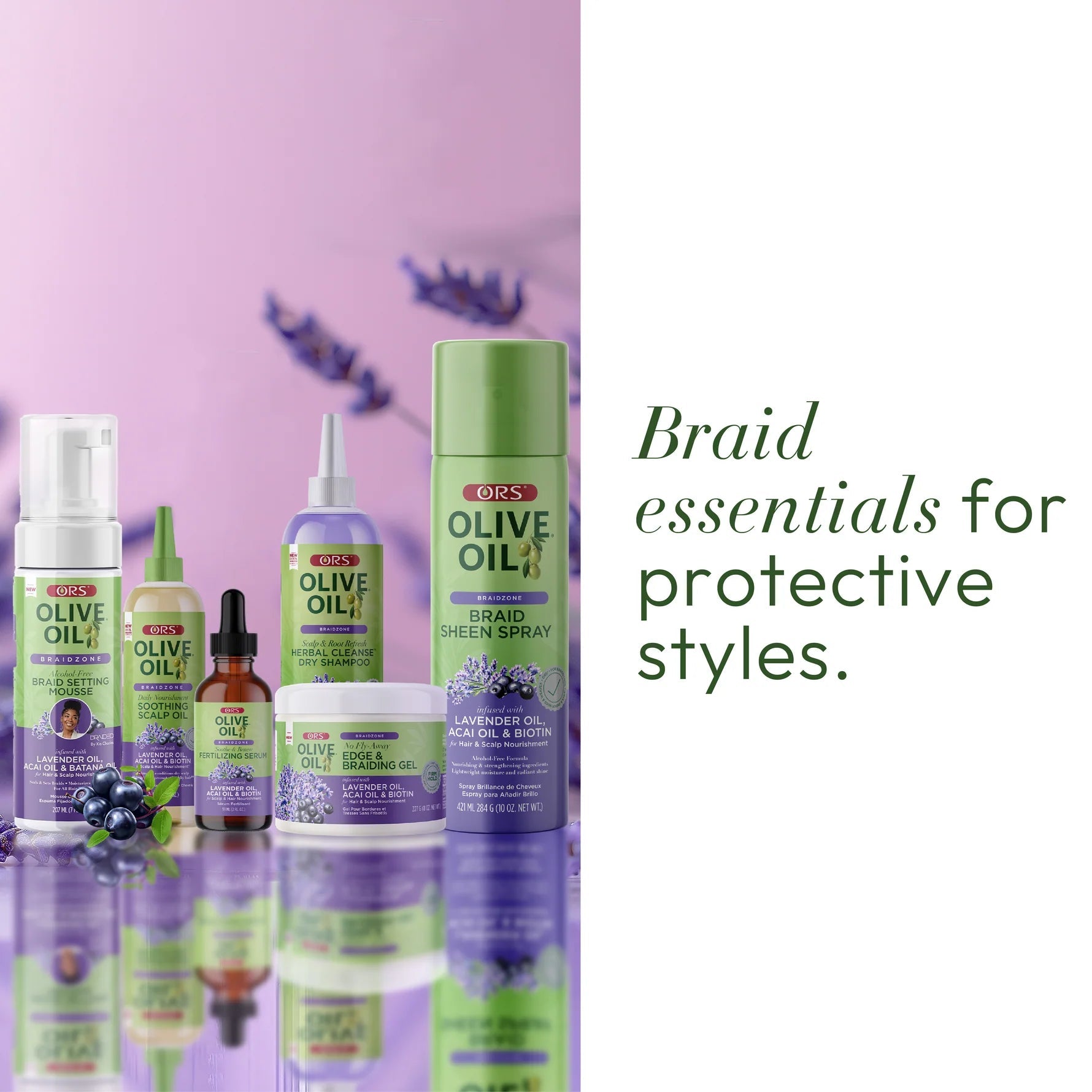 ORS Olive Oil Braidzone Braid Setting Mousse - 7oz - Beauty Exchange Beauty Supply