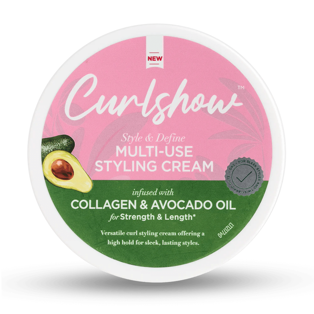 ORS Olive Oil Curlshow Multi - Use Styling Cream – Infused with Collagen & Avocado Oil for Extra - Firm Hold, Strength, & Length (12 oz) - Beauty Exchange Beauty Supply