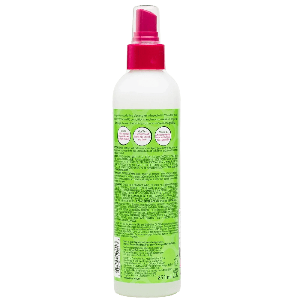 ORS Olive Oil Girls Leave - In Conditioning Detangler – Aloe Vera, Keratin & Wheat Protein (8.5 oz) - Beauty Exchange Beauty Supply