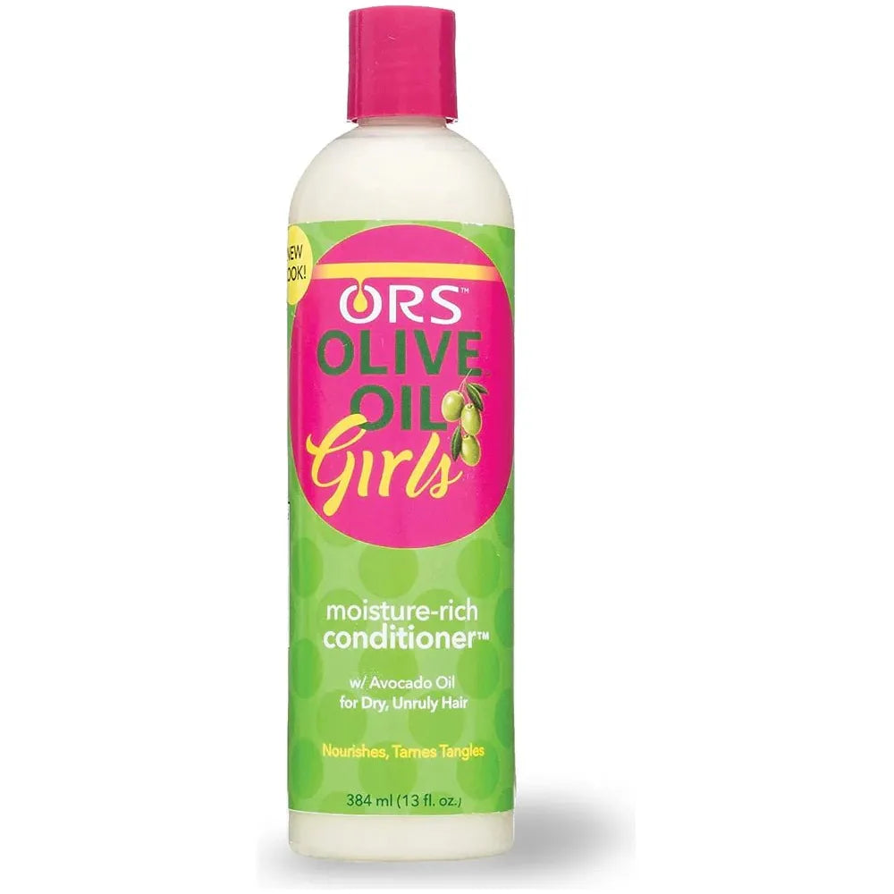 ORS Olive Oil Girls Moisture - Rich Conditioner – With Avocado Oil & Collagen (13 oz) - Beauty Exchange Beauty Supply