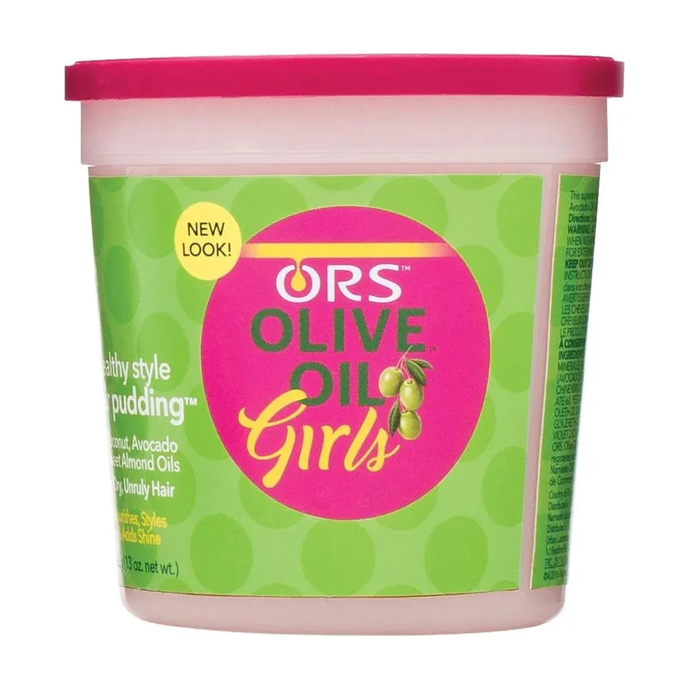 ORS Olive Oil Girls Moisturizing Hair Pudding – Soft Hold & Daily Moisture (13 oz) - Beauty Exchange Beauty Supply