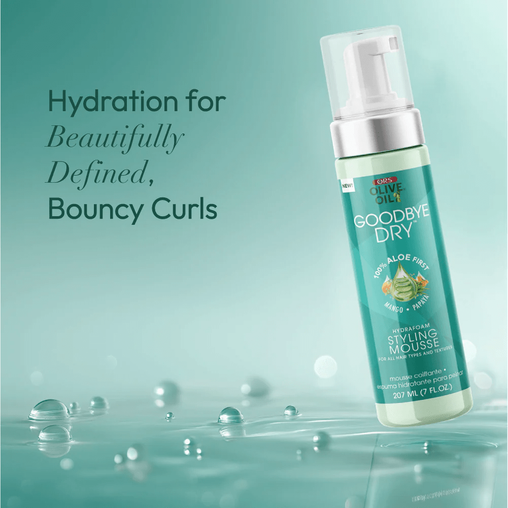 ORS Olive Oil Goodbye Dry Hydrafoam Styling Mousse – 7oz - Beauty Exchange Beauty Supply