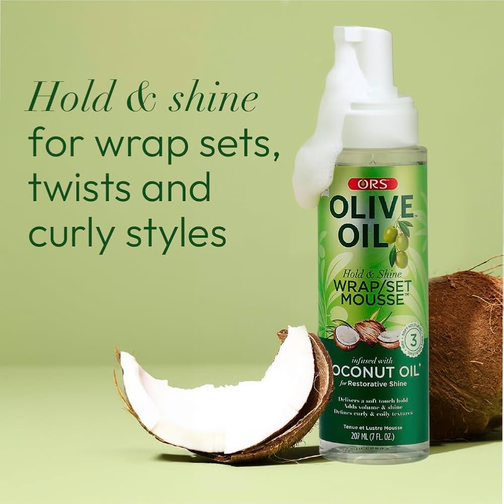 ORS Olive Oil Hold & Shine Mousse & Creme - Beauty Exchange Beauty Supply