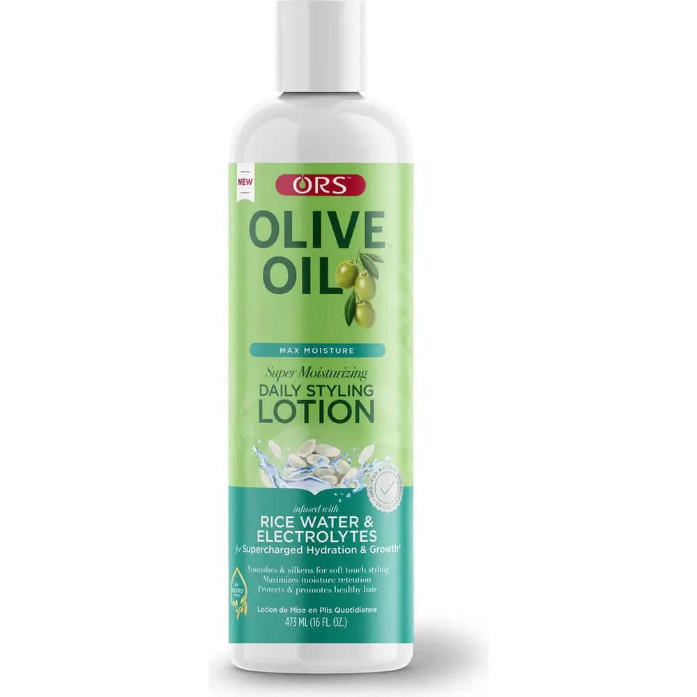 ORS Olive Oil Max Moisture Super Moisturizing Daily Styling Lotion – 16 oz - Beauty Exchange Beauty Supply