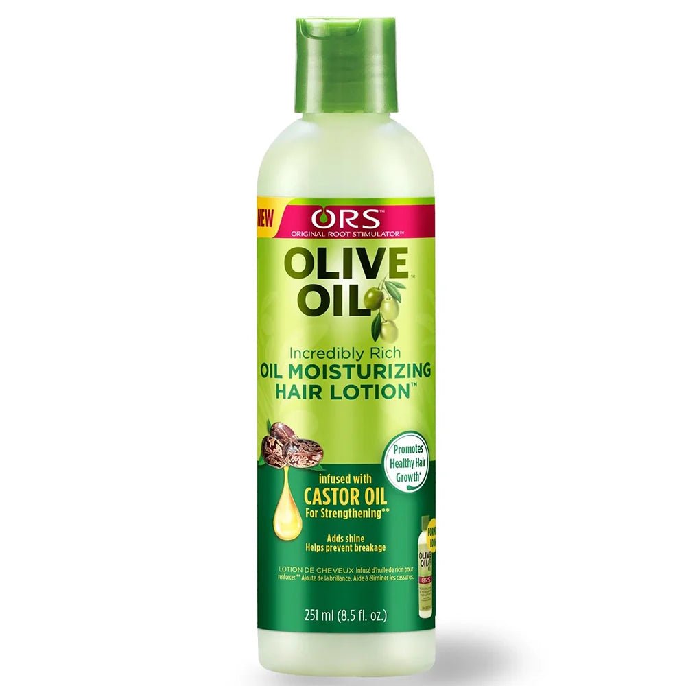 ORS Olive Oil Moisturizing Hair Lotion – 8.5 & 12.5oz - Beauty Exchange Beauty Supply