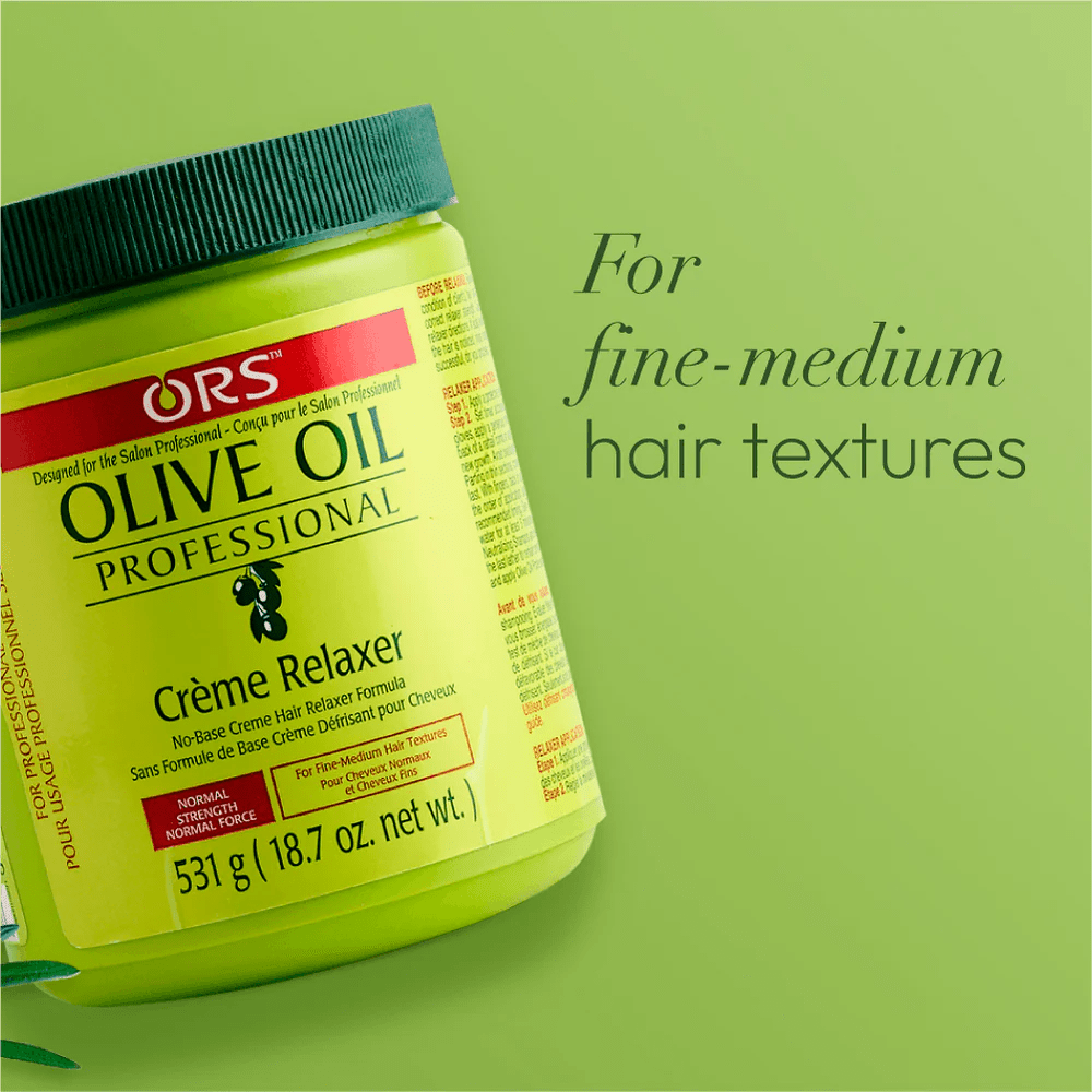 ORS Olive Oil Professional Crème Relaxer – Normal Strength (18.7 oz) | Smoothing & Strengthening Formula - Beauty Exchange Beauty Supply