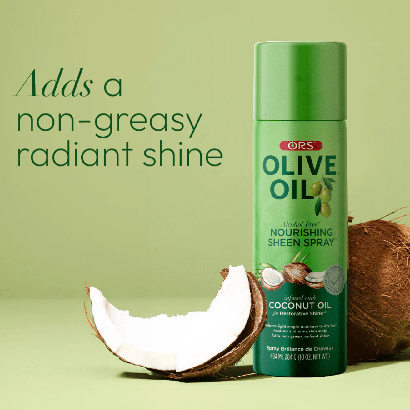 ORS Olive Oil Sheen Spray Coconut – 10 oz - Beauty Exchange Beauty Supply