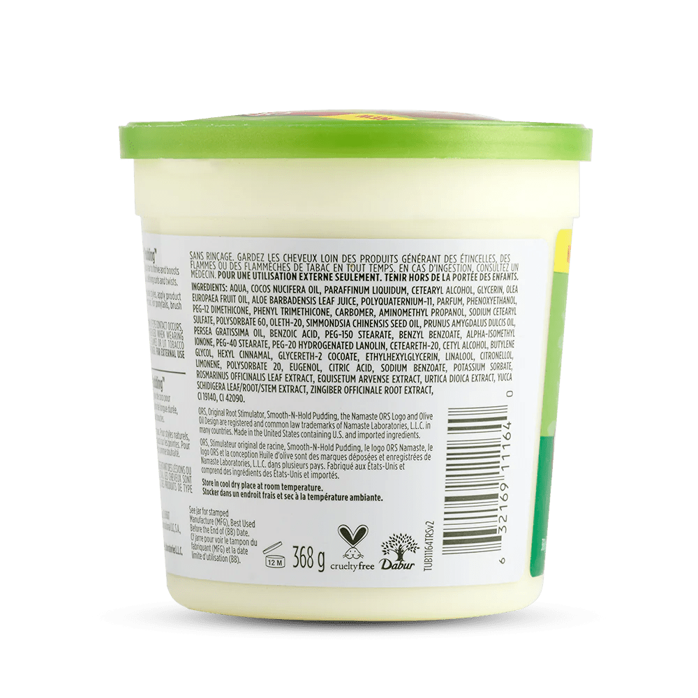 ORS Olive Oil Style & Curl Smooth - N - Hold Pudding (Alcohol - Free, Adds Shine) โ 13.0 oz - Beauty Exchange Beauty Supply