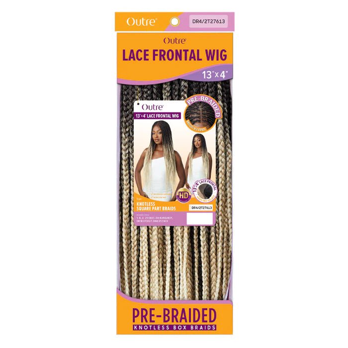 Outre 13x4 Lace Frontal Synthetic Wig - Knotless Square Part Braids - Beauty Exchange Beauty Supply