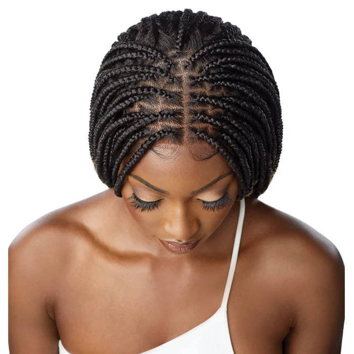 Outre 13x4 Lace Frontal Synthetic Wig - Knotless Square Part Braids - Beauty Exchange Beauty Supply