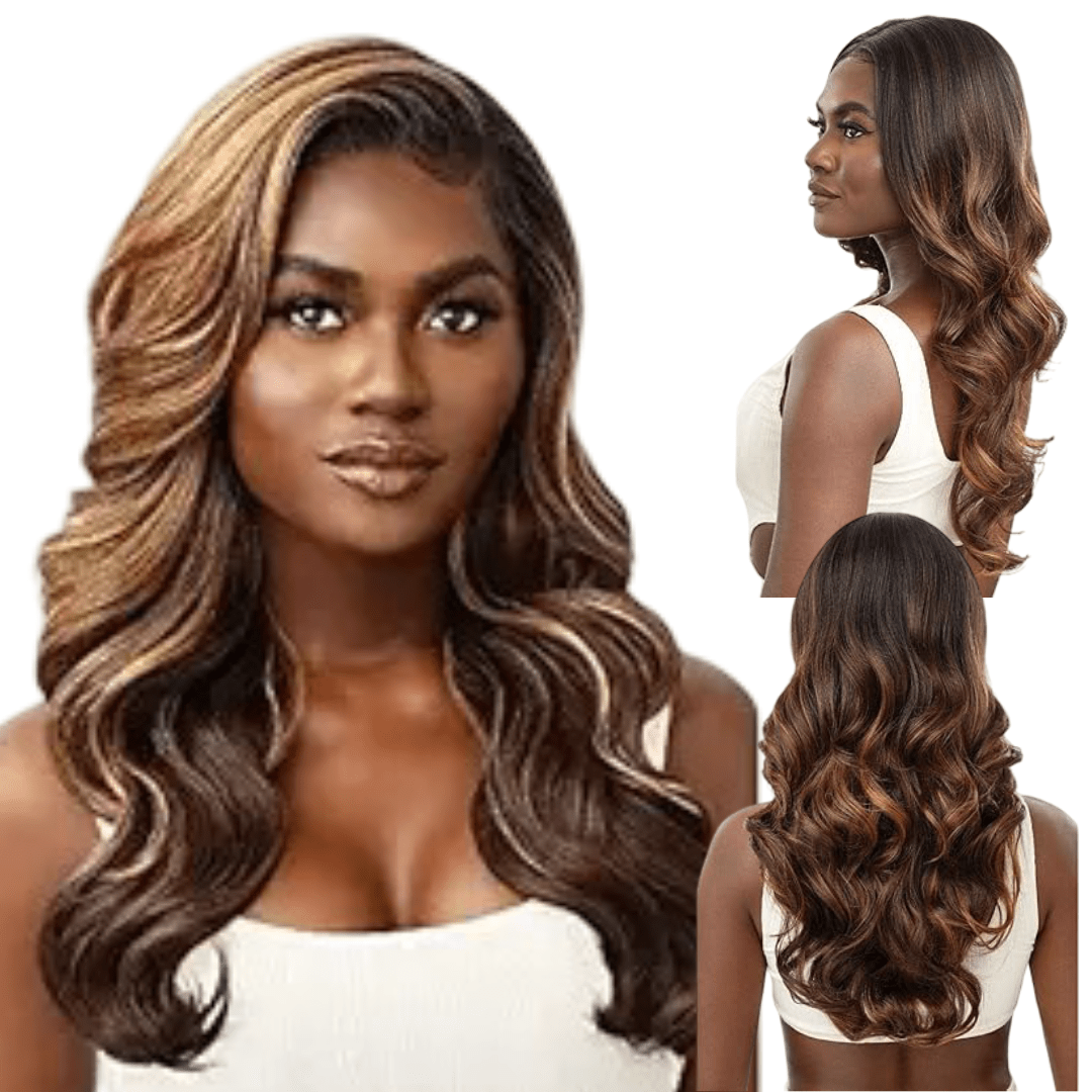 Outre 360 Frontal Human Blend Lace Front Wig 13x6 Lace Frontal - Maximina - Beauty Exchange Beauty Supply