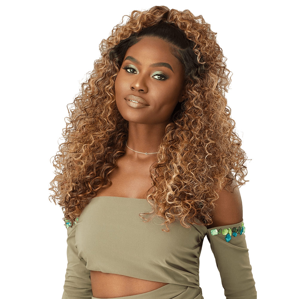 Outre 6x5 Pre - Cut Lace Closure Wig - HHB - Dominican Curly 22" - Beauty Exchange Beauty Supply