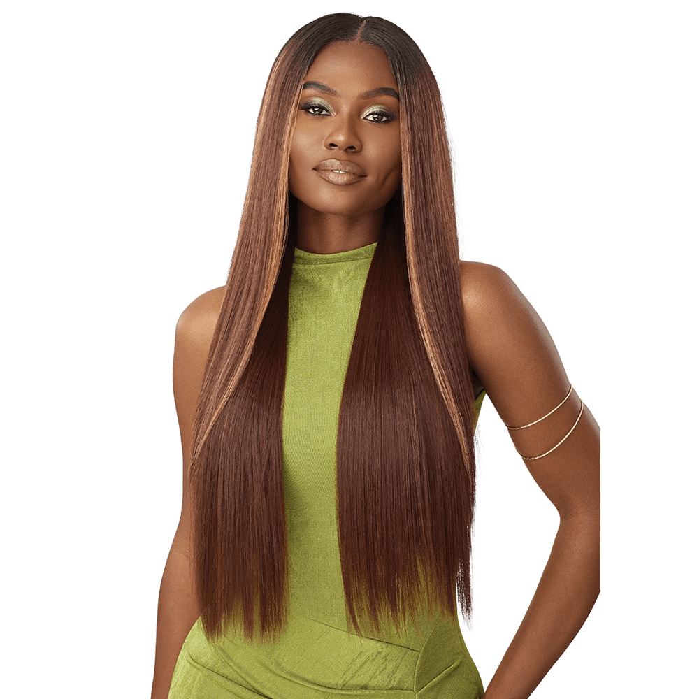 Outre 6x5 Pre - Cut Lace Closure Wig - HHB - Sleek Yaki 30" - Beauty Exchange Beauty Supply
