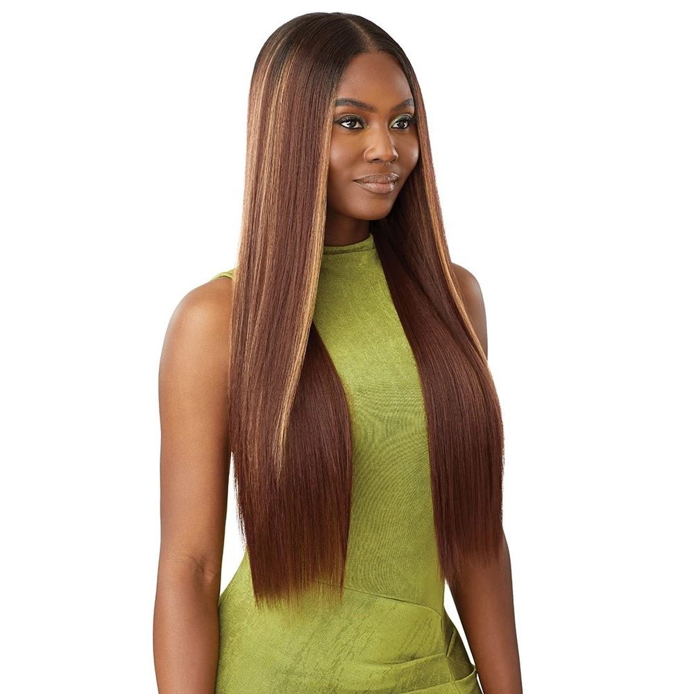 Outre 6x5 Pre - Cut Lace Closure Wig - HHB - Sleek Yaki 30" - Beauty Exchange Beauty Supply