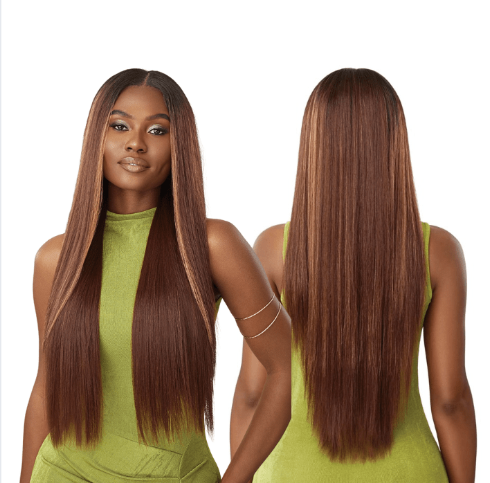 Outre 6x5 Pre - Cut Lace Closure Wig - HHB - Sleek Yaki 30" - Beauty Exchange Beauty Supply