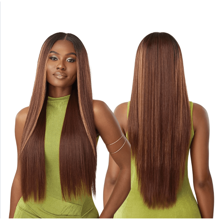Outre 6x5 Pre - Cut Lace Closure Wig - HHB - Sleek Yaki 30" - Beauty Exchange Beauty Supply