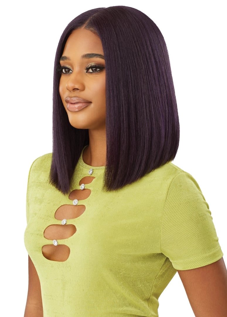 Outre 6x5 Pre - Cut Lace Closure Wig - HHB - Yaki Straight Bob 14" - Beauty Exchange Beauty Supply